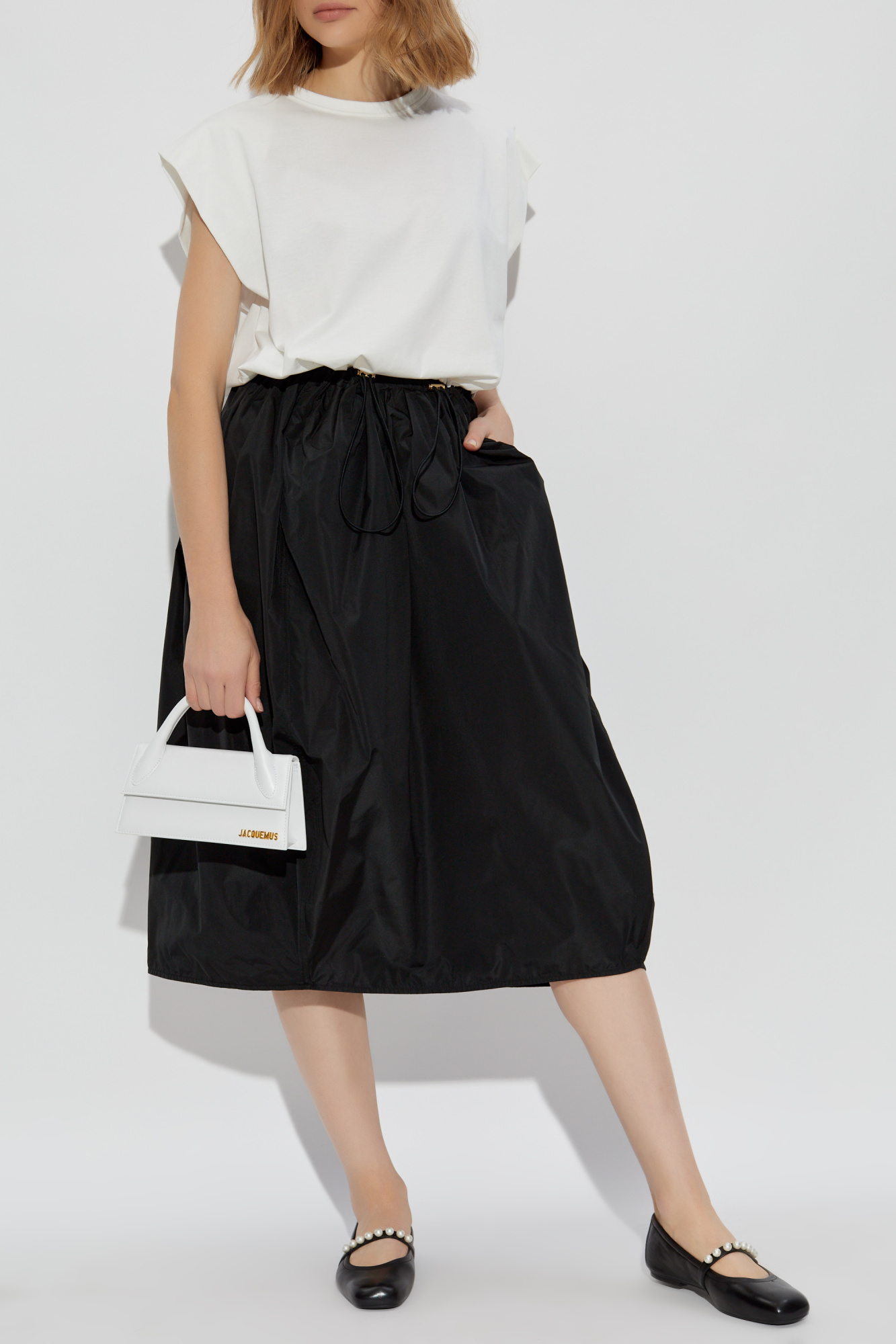 ワンピース FABIANA FILIPPI Woman Dress White ABD265F166L223 VR3 Organic Cotton Shirt Dress in White | FABIANA FILIPPI - T